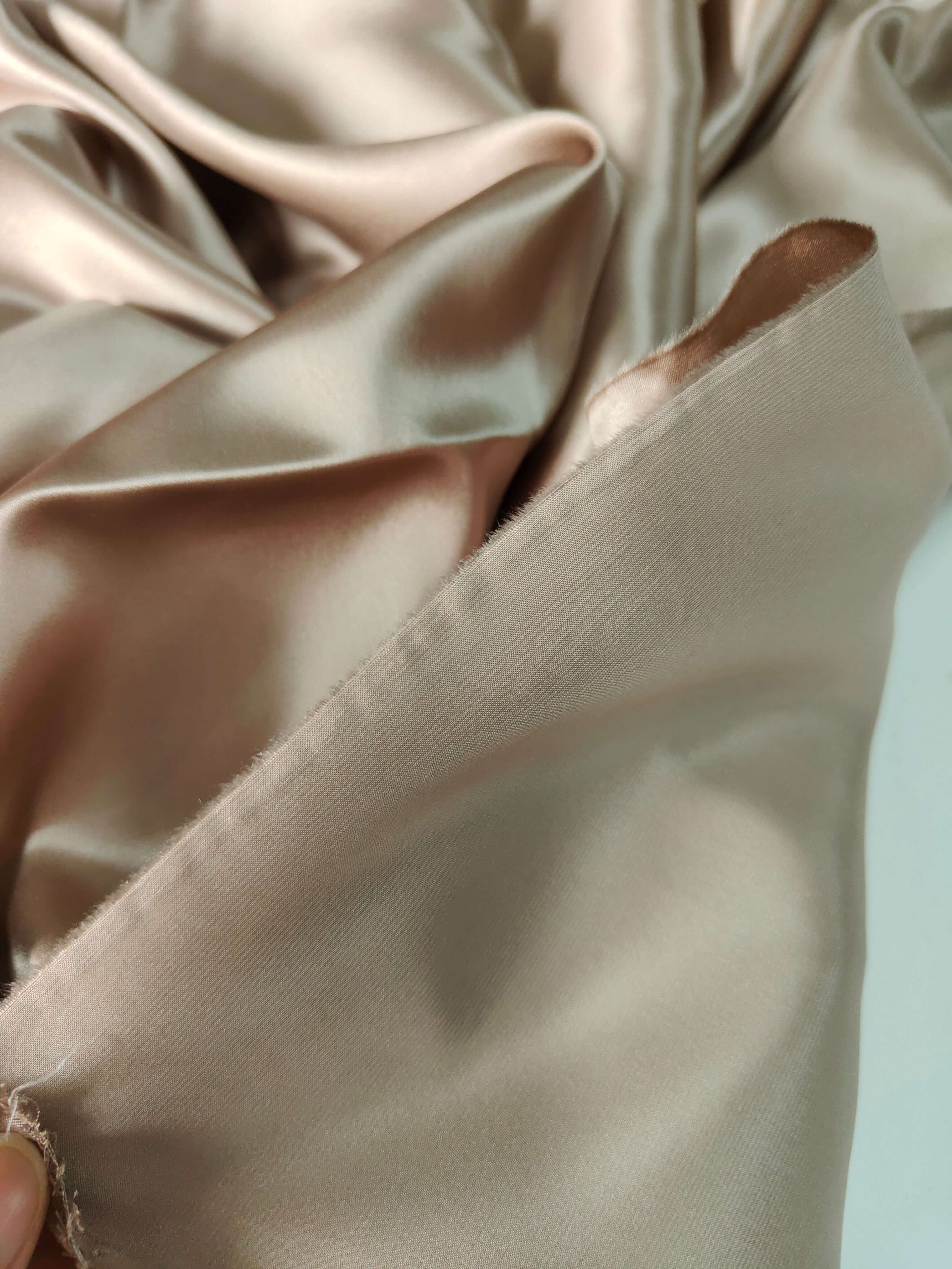 Buy 6A grade champagne silk fabric for bedding sets for wholesale factory