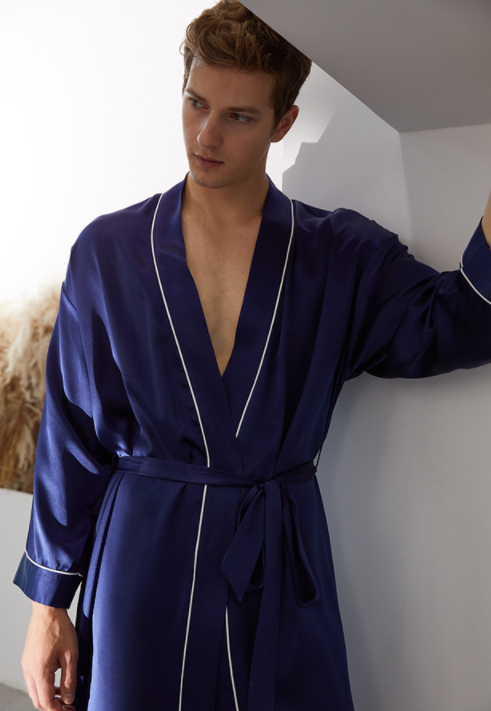 Mens Personalised Silk Pyjamas