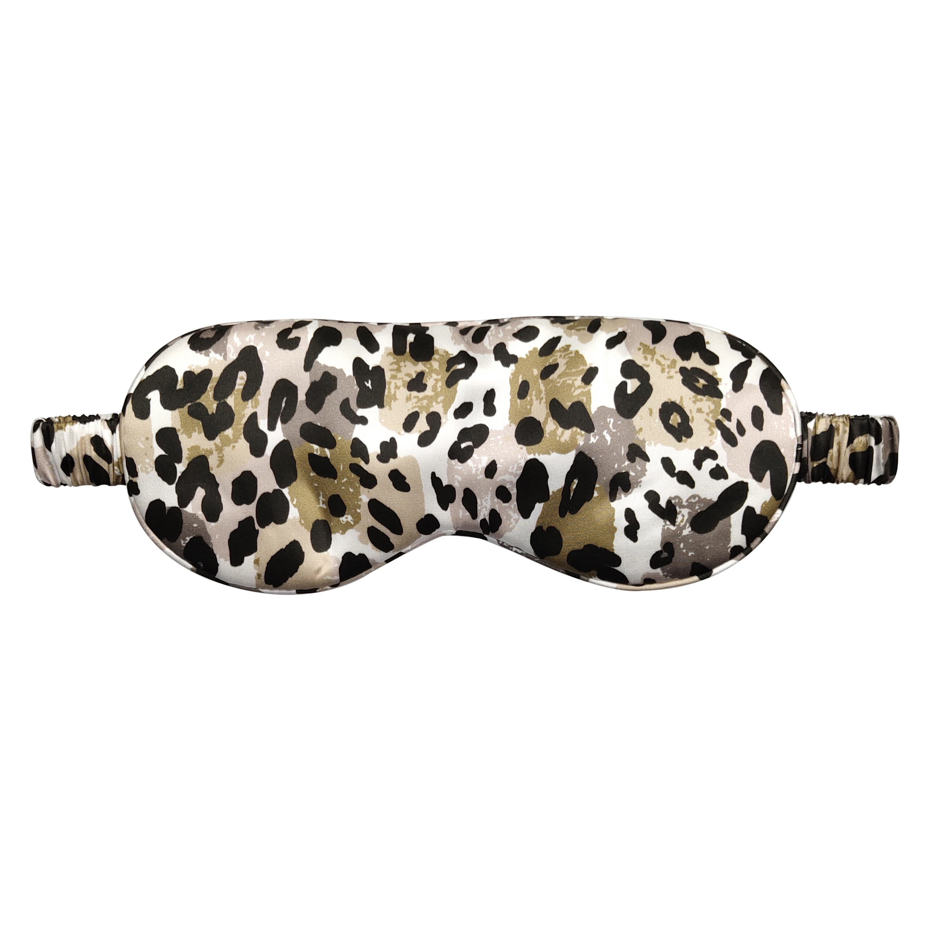 Private Label Leopard Pattern Travel Eye Cover Blindfold for Sleeping Blocking Out Lights