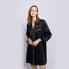 100% Pure Mulberry Silk Black Pyjamas Personalised For Womens Sleepwear 