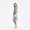 Customized 100% Pure Mulberry Silk Printed Robes for Women's Sleepwear