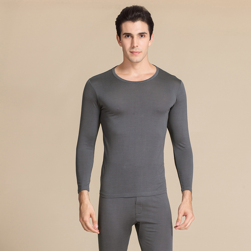 Wholesale Silk Cashmere Thermal Base Layer Men's Underwear Set 