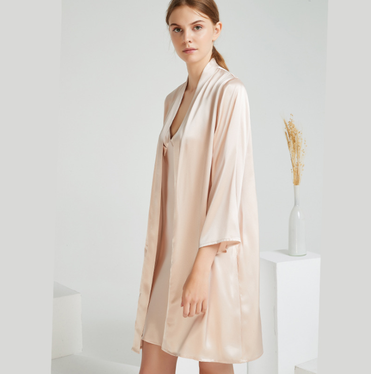 Wholesale Silk Robes Women Wedding Party Satin Kimono Robe