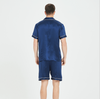High Quality Custom Short Silk Pajama Sets For Men From Professional Pajama Apparel Manufacturer 