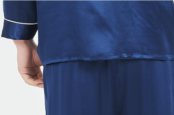 OEM Plus Size Mens Silk Pajamas Set in Bulk UK