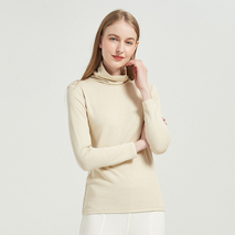 Chinese Supplier Cold Weather Base Layers Silk Womens Turtleneck Sweater
