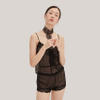 Wholesale Sexy Nightwear Silk Pajama Vendors With Lace Trim Cami Tops Shorts Sleepwear