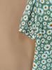 100% Mulberry Floral Printed Silk Dress Designed for Women From Clothing Manufacturer