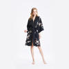 16/19/22 MM Mulberry Silk Custom Floral Printed Kimono Robes Sleepwear for Women