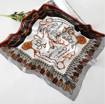 Factory Price Plain Silk Printing Silk Foulard Neck Scarf 