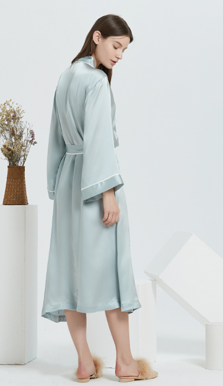 Designer Silk Dressing Gown