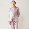 Personalised 100% Pure Silk Long Sleeve Pjs Set For Women From Clothing Factory