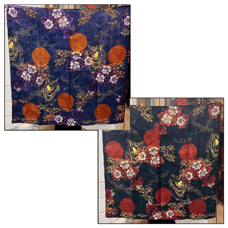 100% Pure Mulberry Silk Custom Designed Printed Scarves Wholesale